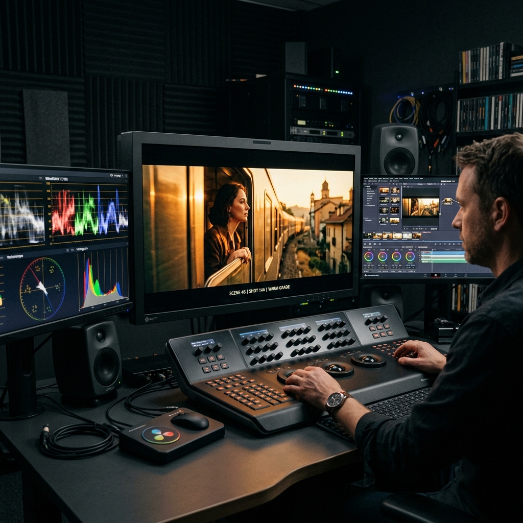 Color grading controller