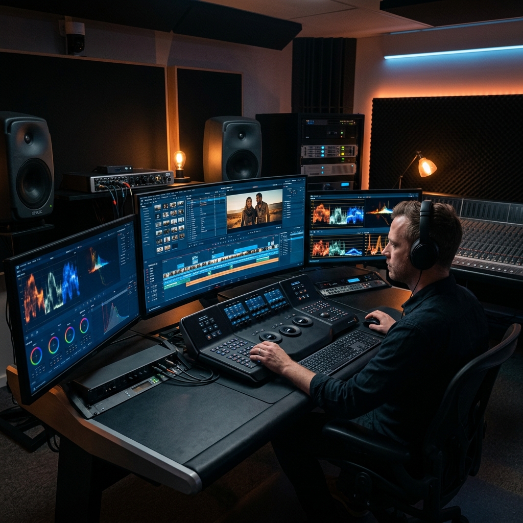 EDIVIEW STUDIOS editing bay